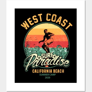 Surf Beach Summer Posters and Art